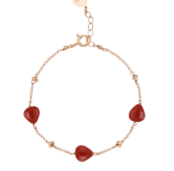 Bracciale Rosso Prezioso Donna Semino d'Amore in Argento BC00559SE MELOGRANO - BC00559SE MELOGRANO